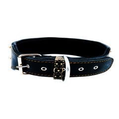 Black-Red ''Venom'' Dog Collar Dark Version