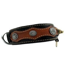 Black-Brown American Bully Head Dog Collar